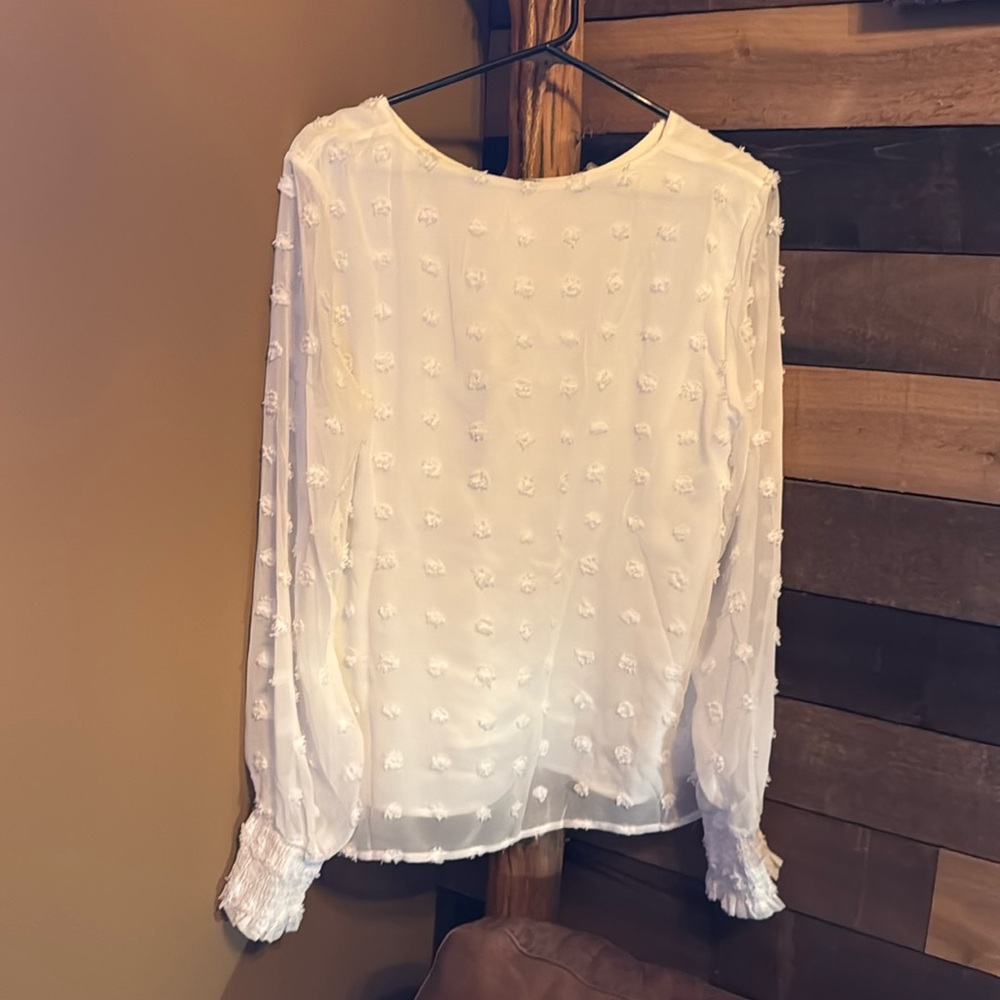 White dress top